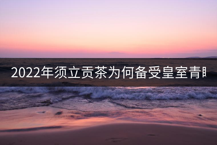 2022年須立貢茶為何備受皇室青睞!揭秘！