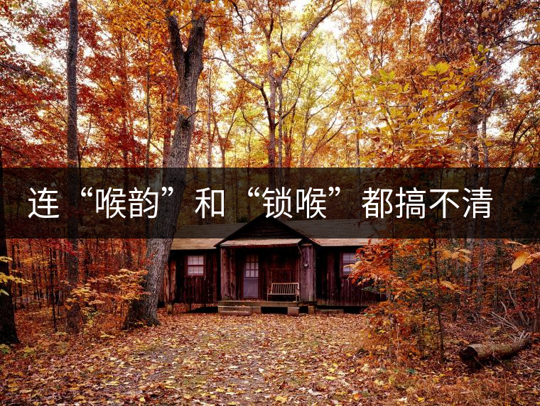 連“喉韻”和“鎖喉”都搞不清楚，就不要說(shuō)懂普洱茶！