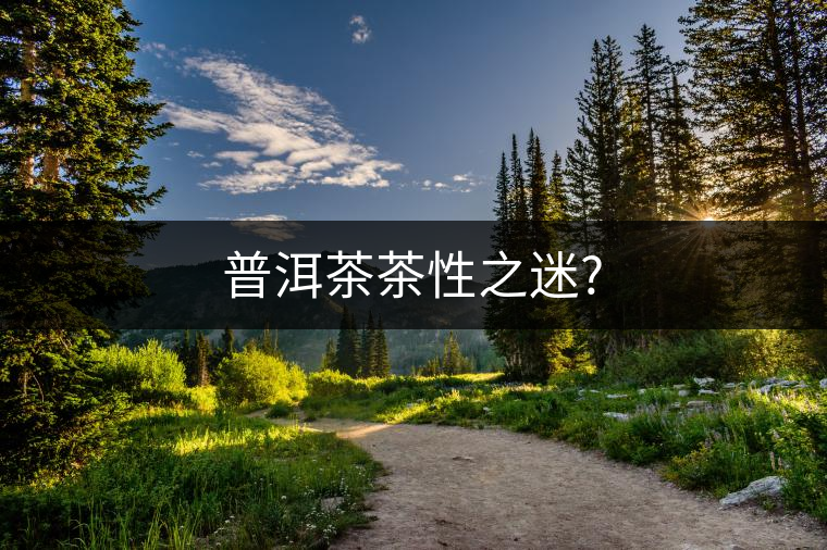 普洱茶茶性之迷? 普洱茶茶性之迷?