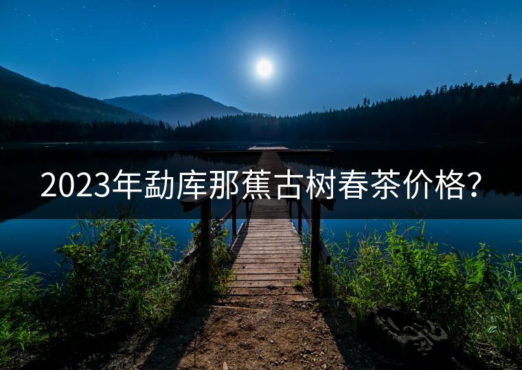 2023年勐庫那蕉古樹春茶價(jià)格？