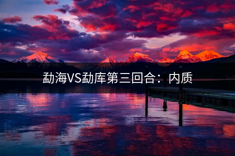 勐海VS勐庫第三回合:內(nèi)質(zhì) 勐海VS勐庫第三回合:內(nèi)質(zhì)