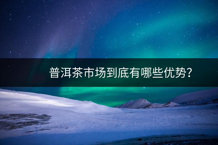 　　普洱茶市場(chǎng)到底有哪些優(yōu)勢(shì)？