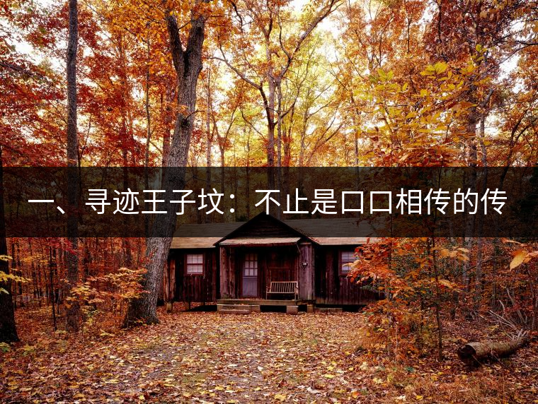 一、尋跡王子墳：不止是口口相傳的傳說，是刻在土地里的歷史