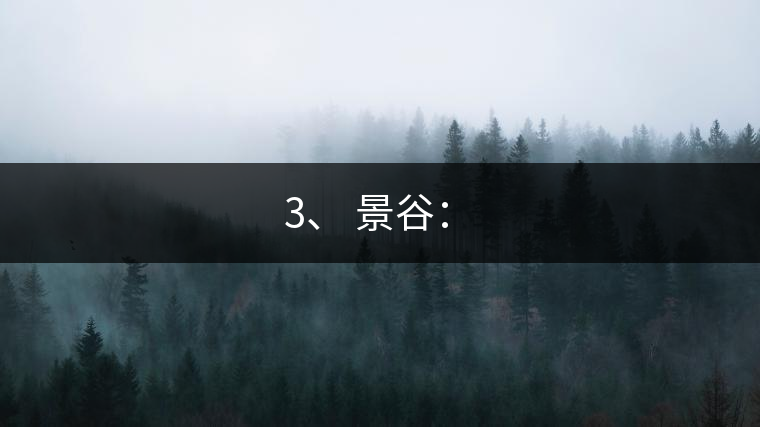 3、 景谷：?