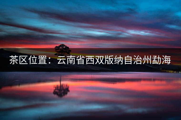 茶區(qū)位置：云南省西雙版納自治州勐海縣西部。